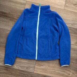 Kids Lands End Blue Fleece Jacket